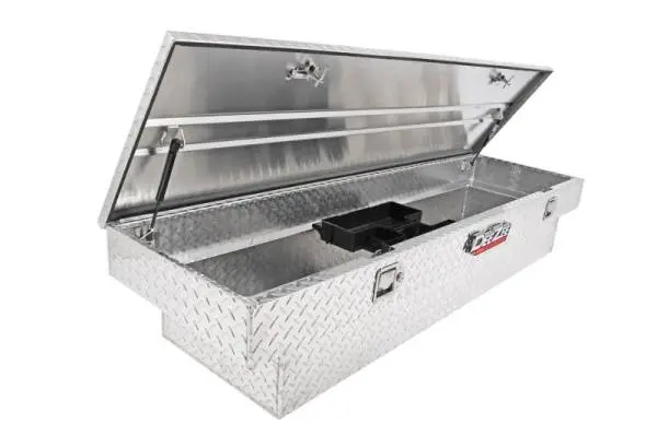 Deezee Universal Tool Box - Red Crossover - Single Lid BT Alum Full Size thumbnail 6