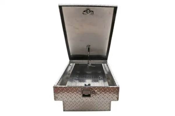 Deezee Universal Tool Box - Red Crossover - Double BT Alum Full Size thumbnail 8