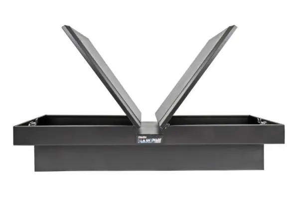 Deezee Universal Tool Box - Hardware Crossover - Double Lid Black thumbnail 6