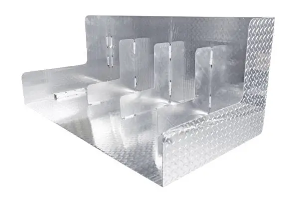 Deezee Universal Tanks - Auxiliary L-Shape Brite-Tread Aluminum (80 Gal) thumbnail 3