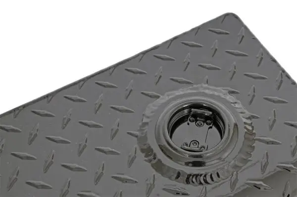 Deezee Universal Tanks - Long Rectangle Black-Tread Aluminum thumbnail 6
