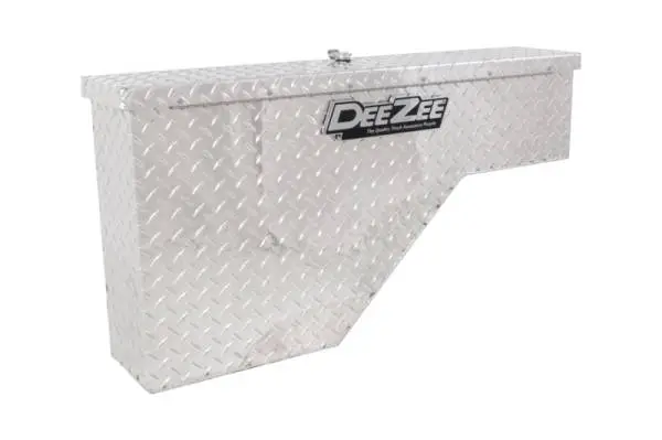 Deezee Universal Tool Box - Specialty Wheel Well BT Alum (Passenger Side)