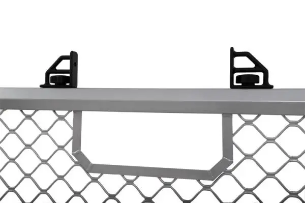 Deezee Universal Aluminum Front Truck Cargo Management Cab Rack Silver Mesh thumbnail 5