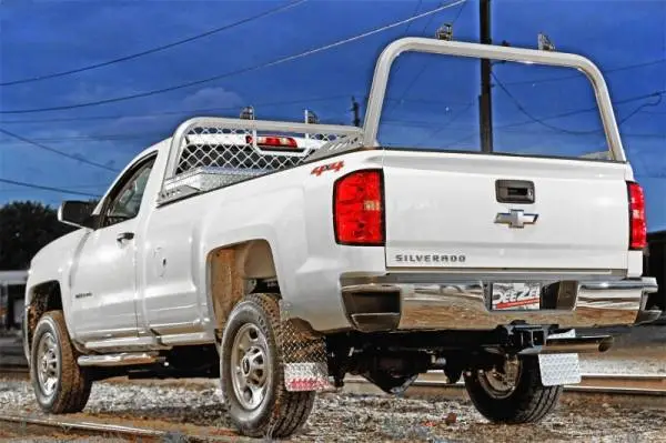 Deezee Universal Chevrolet Silverado Cargo Management Rear Rack - Standard Silver thumbnail 3