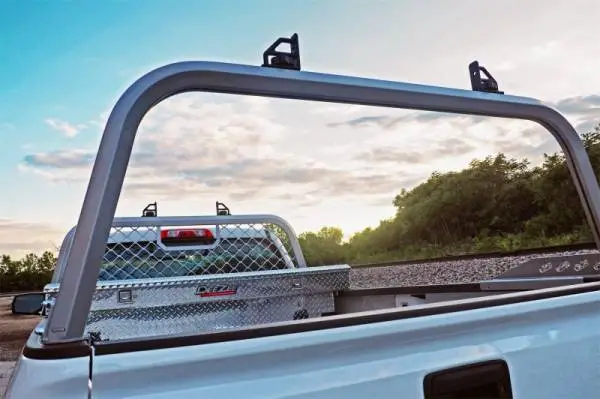Deezee 15-23 Chevrolet Colorado Cargo Management Rear Rack - Silver image 4