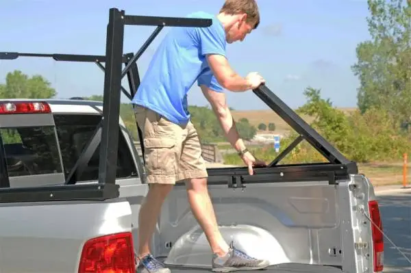 Deezee Universal Invis-A-Rack Cargo Management System 5 1/2Ft Bed thumbnail 2