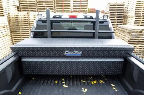 Deezee 17-23 Ford SuperDuty Cargo Management Cab Rack - Txt Blk thumbnail 5