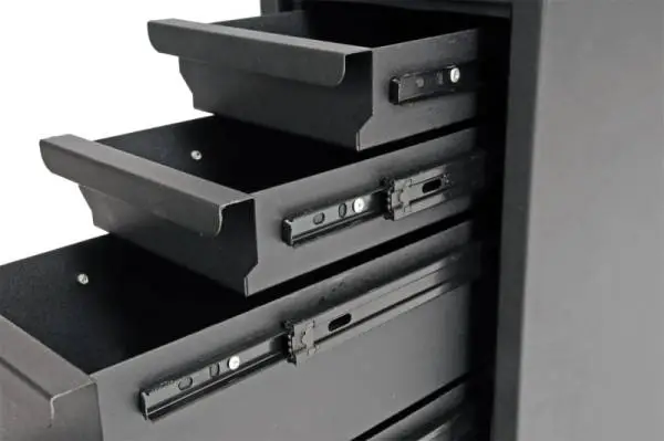 Deezee Universal Tool Box - Wheel Well Box With Drawers (Steel) image 2