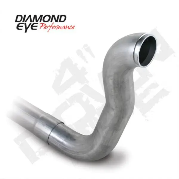 Diamond Eye Downpipe 4in TB Single W/ HX40 FLANGE AL DODGE 5.9L 2500/3500 89-93 4X4 ONLY thumbnail 2