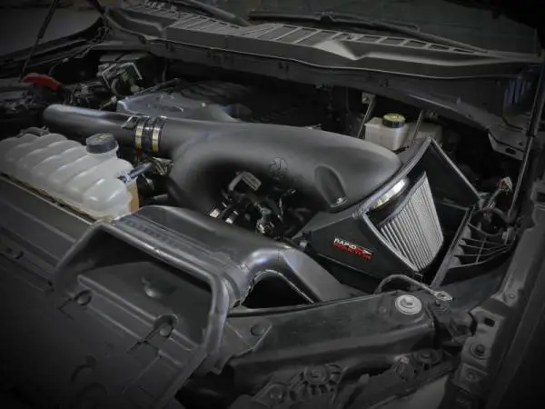 aFe Rapid Induction Cold Air Intake System w/Pro DRY S Filter 2021+ Ford F-150 V6-3.5L (tt) thumbnail 2