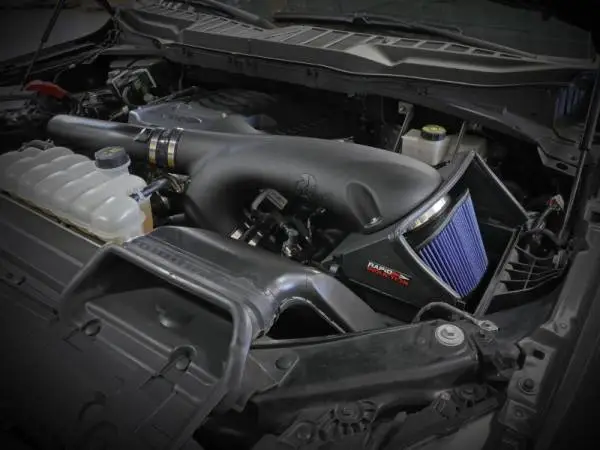 aFe Rapid Induction Cold Air Intake System w/Pro 5R Filter 2021+ Ford F-150 V6-3.5L (tt) thumbnail 2