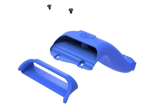 aFe Rapid Induction Dynamic Air Scoop 2021+ Ford F-150V6/V8 - Blue thumbnail 4