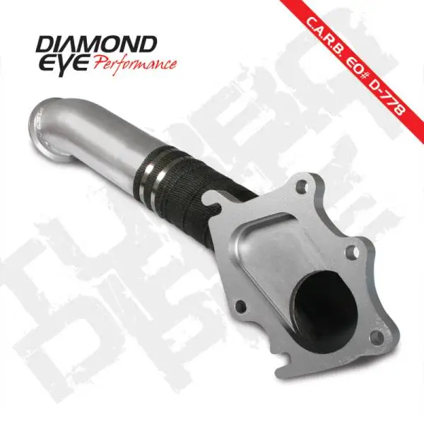 Diamond Eye TURBO-DIRECT 3in AL CHEVY LB7 DURAMAX 01-04 5 BTWN TURBO & F PIPE TRANS DIPSTICK MOD REQ thumbnail 2