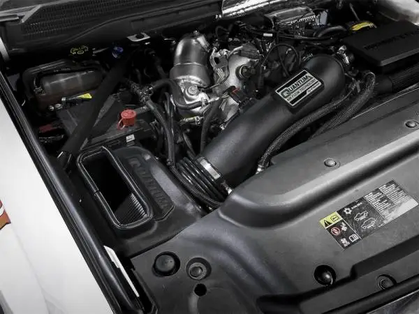 aFe Quantum Pro DRY S Cold Air Intake System 17-18 GM/Chevy Duramax V8-6.6L L5P - Dry image 2