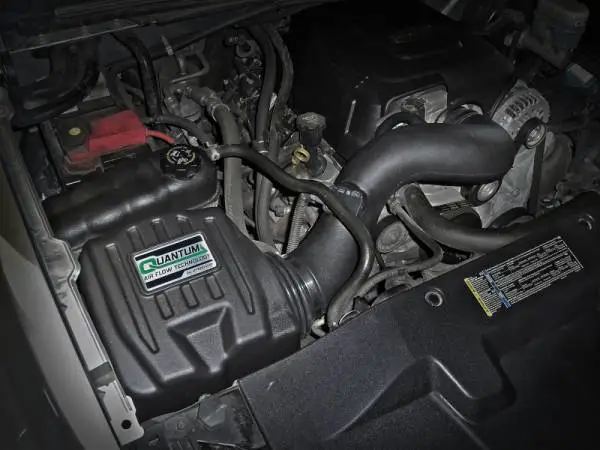 aFe Quantum Cold Air Intake System w/ Pro Dry S Media 09-13 GM Silverado / Sierra V8-4.8/5.3/6.2L image 2