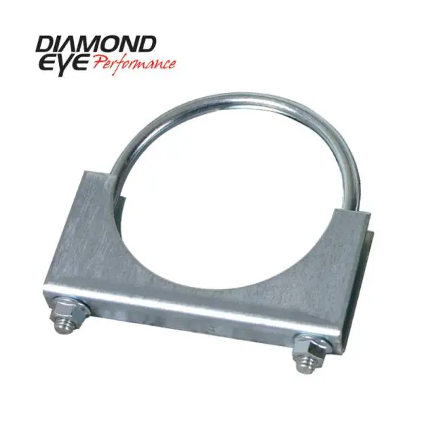 Diamond Eye CLAMP 3-1/2in 3/8in U-BOLT 11 GAUGE SADDLE ZINC-COATED HEAVY DUTY thumbnail 2