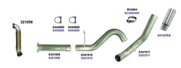 Diamond Eye KIT 4in DPF-BACK Single w/ TDP SS 07.5-10 Chevy/GMC 6.6L Duramax 2500/3500 thumbnail 3