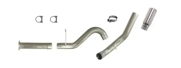Diamond Eye KIT 4in DPF-BACK Single SS 07.5-10 CHEVY 6 6L 2500/3500 PCKGD BX46X14X14OD EL-PL thumbnail 2