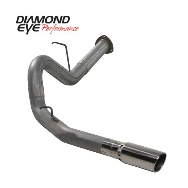 Diamond Eye KIT 4in DPF-BACK Single SS 07.5-10 CHEVY 6 6L 2500/3500 PCKGD BX46X14X14OD EL-PL thumbnail 4