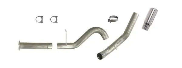 Diamond Eye KIT 4in DPF-BACK Single SS 07.5-10 CHEVY 6 6L 2500/3500 PCKGD BX46X14X14OD EL-PL thumbnail 5