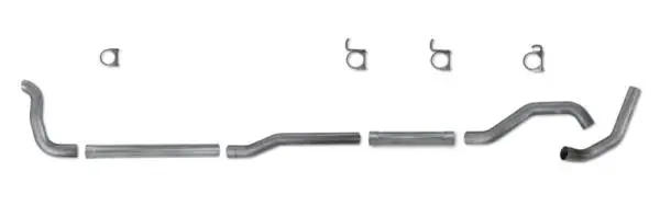 Diamond Eye KIT 4in TB MFLR RPLCMENT PIPE SGL AL: 2-WHEEL DRIVE ONLY 89-93 DODGE CUMMINS 5.9L image 3