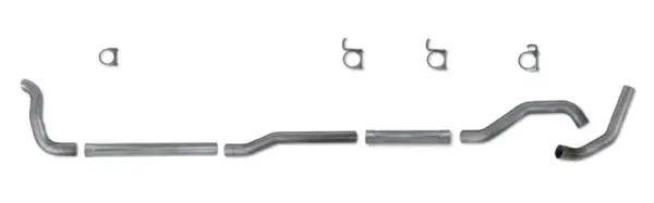 Diamond Eye KIT 4in TB MFLR RPLCMENT PIPE SGL AL: 2-WHEEL DRIVE ONLY 89-93 DODGE CUMMINS 5.9L image 5
