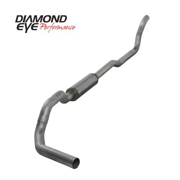 Diamond Eye KIT 4in TB MFLR RPLCMENT PIPE SGL AL: 2-WHEEL DRIVE ONLY 89-93 DODGE CUMMINS 5.9L image 7