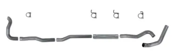 Diamond Eye KIT 4in Turbo Back MFLR RPLCMENT PIPE SGL AL: 89-93 DODGE CUMMINS 5.9L thumbnail 5