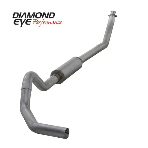 Diamond Eye KIT 4in Turbo Back MFLR RPLCMENT PIPE SGL AL: 98.5 - 02 DODGE CUMMINS 5.9L image 6