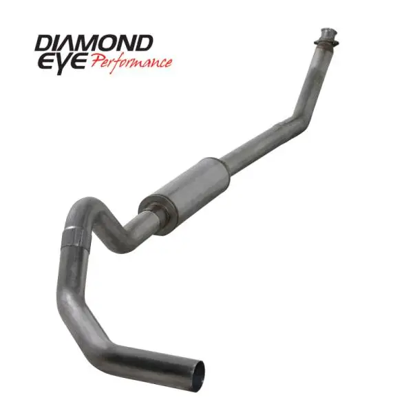 Diamond Eye KIT 4in Turbo Back SGL SS: 98.5-02 DODGE CUMMINS 5.9L image 2