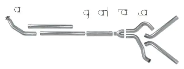 Diamond Eye KIT 4in Turbo Back MFLR RPLCMENT PIPE DUAL AL: 94-02 DODGE CUMMINS 5.9L image 5
