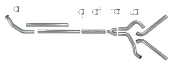 Diamond Eye KIT 4in Turbo Back MFLR RPLCMENT PIPE DUAL SS: 94-02 DODGE CUMMINS 5.9L image 2