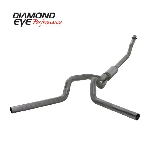 Diamond Eye KIT 4in Turbo Back MFLR RPLCMENT PIPE DUAL SS: 94-02 DODGE CUMMINS 5.9L image 6