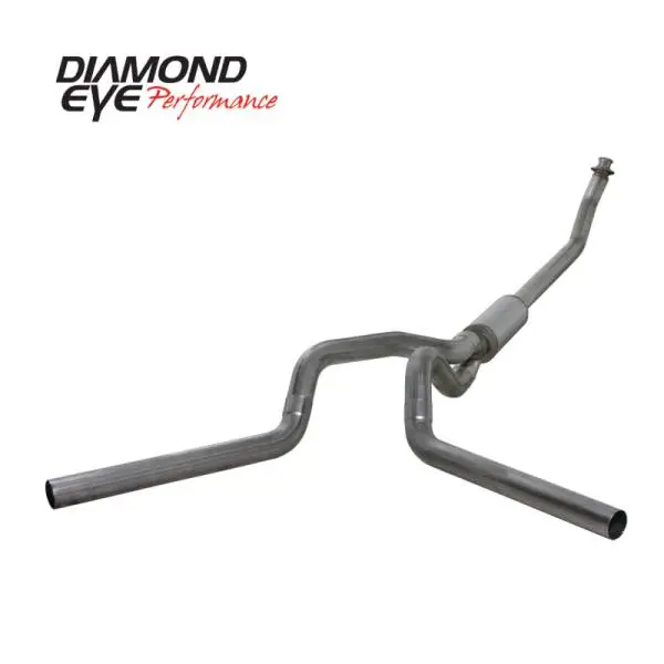 Diamond Eye KIT 4in Turbo Back MFLR RPLCMENT PIPE DUAL SS: 94-02 DODGE CUMMINS 5.9L image 7
