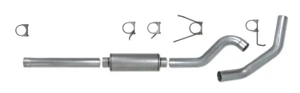 Diamond Eye KIT 4in Catback Single SS: 2004.5-2007.5 DODGE CUMMINS 600 thumbnail 3