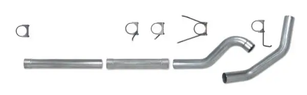 Diamond Eye KIT 4in Catback MFLR RPLCMENT PIPE Single SS: 2004.5-2007.5 DODGE CUMMINS 600 thumbnail 2