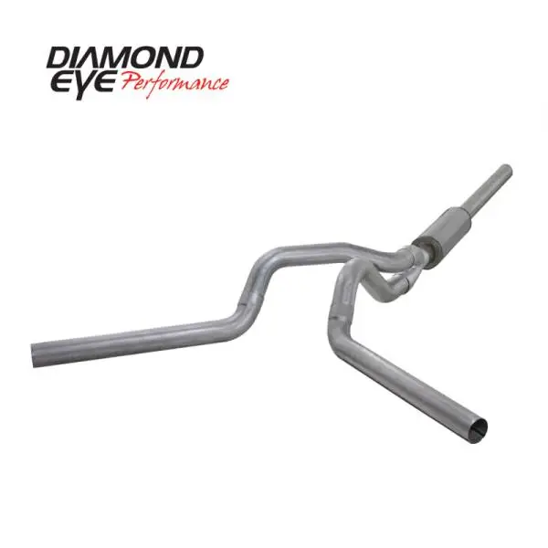 Diamond Eye KIT 4in Catback MFLR RPLCMENT PIPE DUAL AL: 2004.5-2007.5 DODGE CUMMINS 600 thumbnail 7