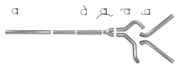 Diamond Eye KIT 4in Catback MFLR RPLCMENT PIPE DUAL SS: 2004.5-2007.5 DODGE CUMMINS 600 image 5