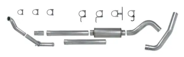 Diamond Eye KIT 4in Turbo Back SGL SS: 94-97 FORD 7.3L F250/F350 PWRSTROKE NFS W/ CARB EQUIV STDS thumbnail 6