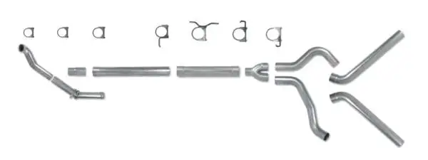 Diamond Eye KIT 4in TB MFLR RPLCMENT PIPE DUAL SS 94-97 5 7 3L F250/F350 PWRSTROKE NFS W CARB STDS thumbnail 2