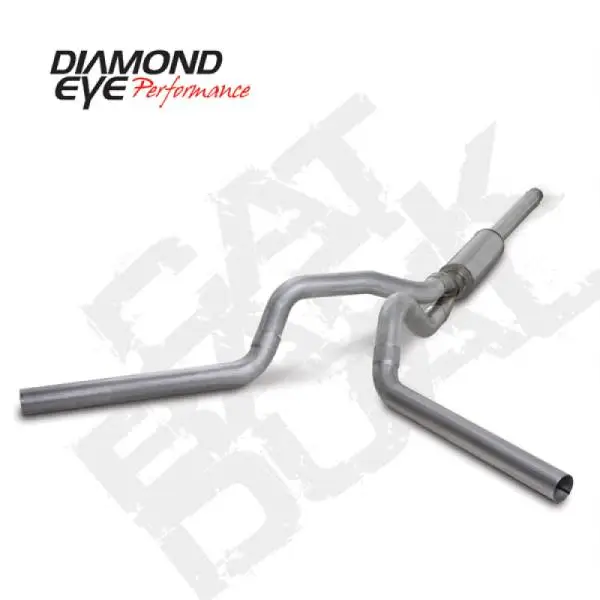 Diamond Eye KIT 4in Catback DUAL AL: 94-97 FORD 7.3L F250/F350 PWRSTROKE thumbnail 3