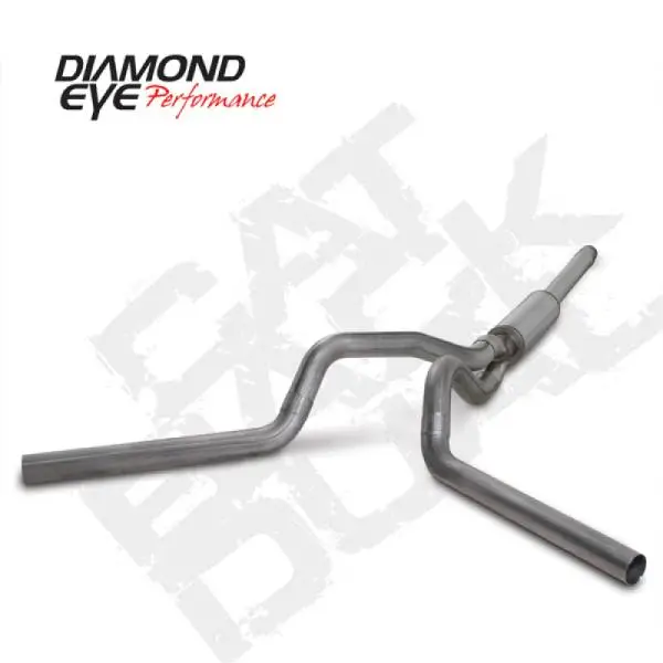 Diamond Eye KIT 4in Catback DUAL SS: 94-97 FORD 7.3L F250/F350 PWRSTROKE thumbnail 3
