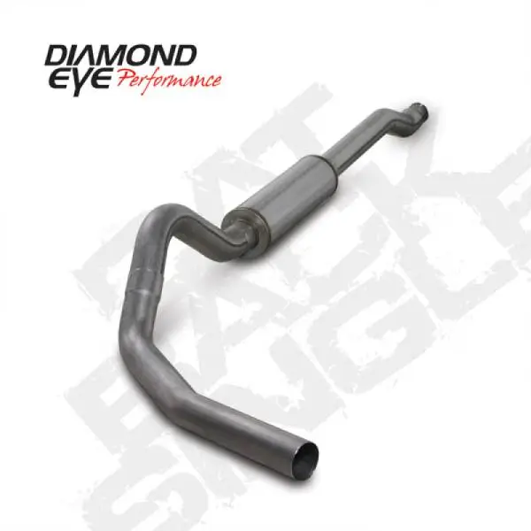 Diamond Eye KIT 4in Catback Single SS: 03-07 FORD 6.0L F250/F350