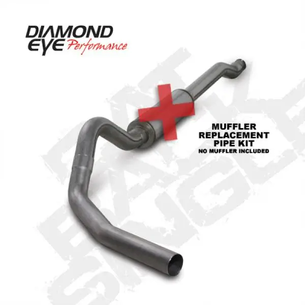 Diamond Eye KIT 4in Catback Single SS: 03-07 FORD 6.0L F250/F350 thumbnail 3