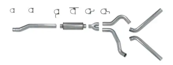 Diamond Eye KIT 4in Catback DUAL AL: 03-07 FORD 6.0L F250/F350