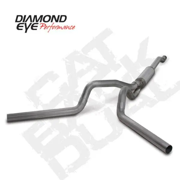 Diamond Eye KIT 4in Catback DUAL SS: 03-07 FORD 6.0L F250/F350 thumbnail 3