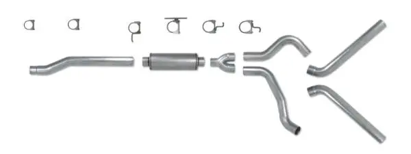 Diamond Eye KIT 4in Catback DUAL SS: 03-07 FORD 6.0L F250/F350 thumbnail 5