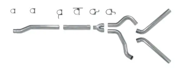 Diamond Eye KIT 4in Catback MFLR RPLCMENT PIPE DUAL SS: 03-07 FORD 6.0L F250/F350 thumbnail 5