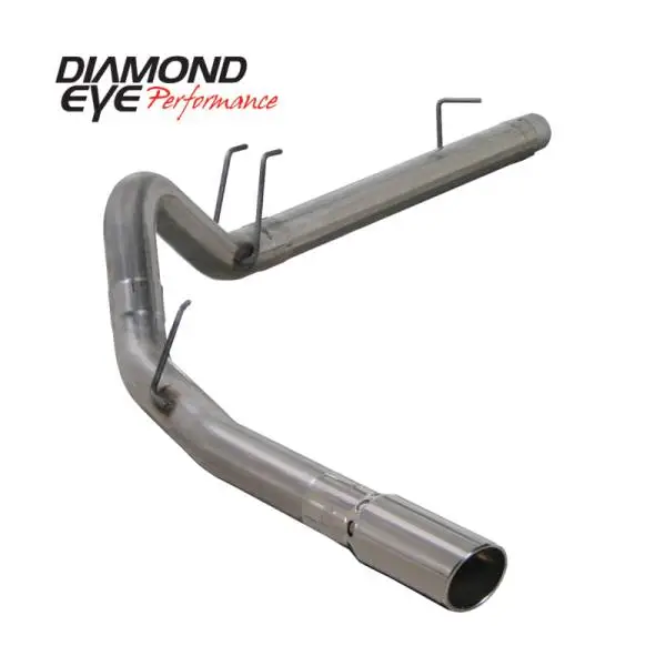 Diamond Eye KIT 4in DPF-BACK SGL SS 08-09 6 4L F250/F350 PCKGD BX46X14X14OD EL-PL 44inX13 5inX13 5in thumbnail 4