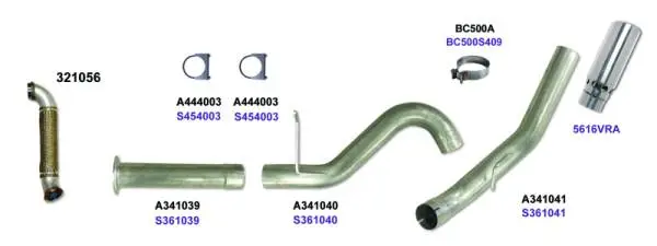 Diamond Eye KIT 5in DPF-BACK Single w/ TDP AL 07.5-10 Chevy/GMC 6.6L Duramax 2500/3500 thumbnail 3